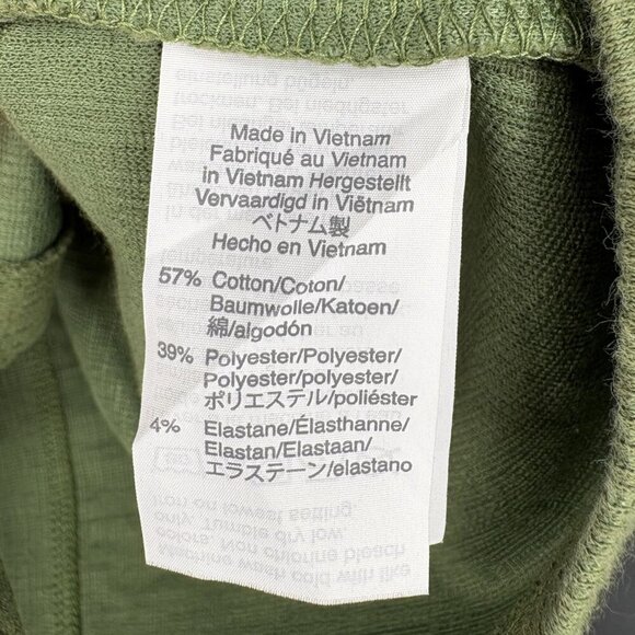 J.Crew Women's Textured Tie Front Top S Green Button Down V-neck Preppy Casual - Picture 4 of 8